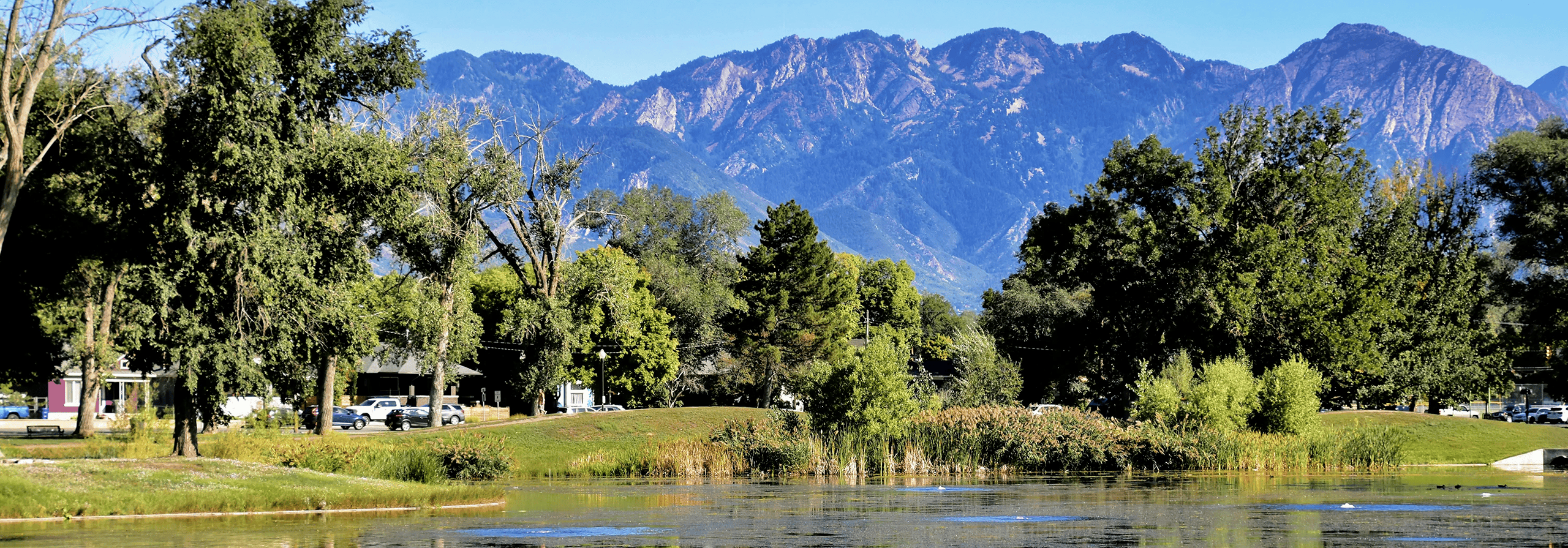 Mountain with water