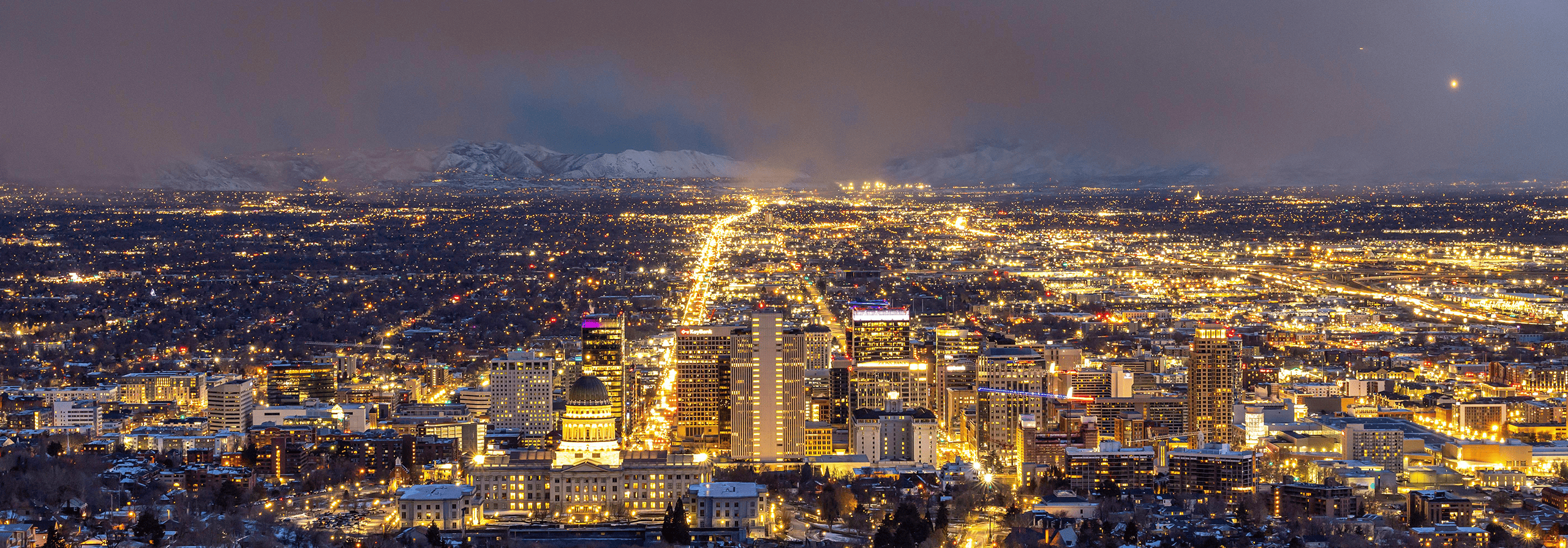 Cityscape at night