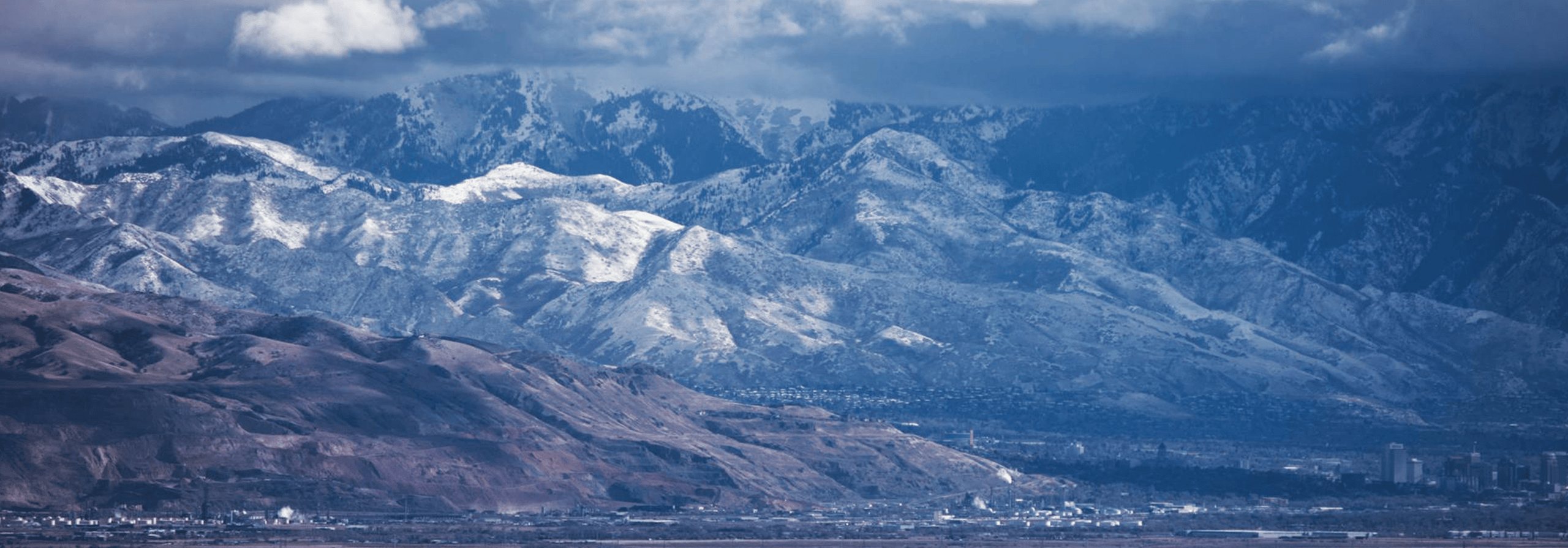 mountains with snow